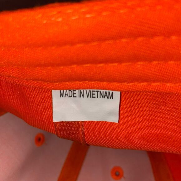 NRA Cap Hat Unisex Adjustable Strap Color Safety Orange Embroidered Logo - Picture 9 of 12